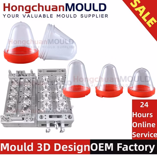 Durable Cosmetic Plastic Cap Mould 5 Gallon Preform Injection Mold